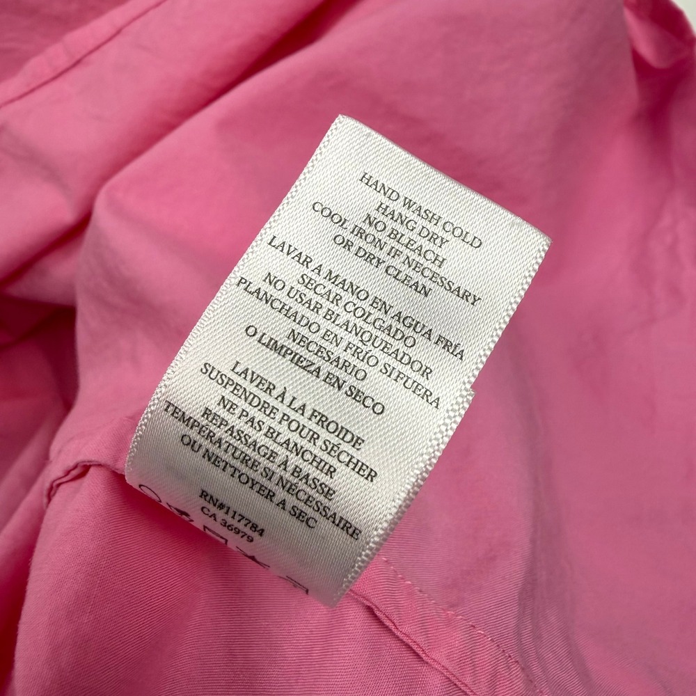 Tiered Avril Rails Hot Pink Cotton Lyocell Maxi Dress Size M Medium - Picture 9 of 11